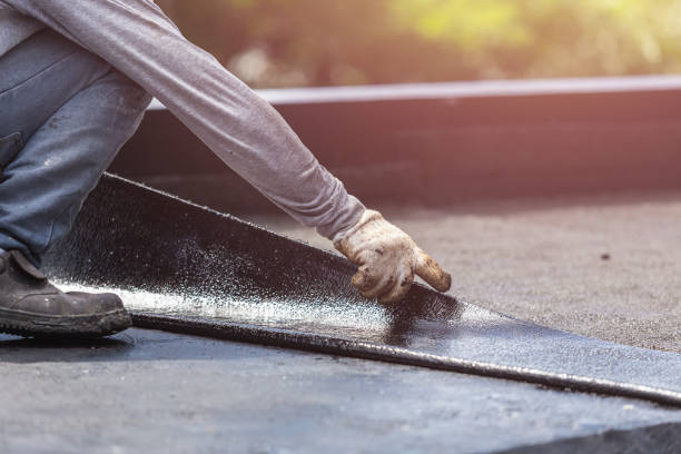 Professional Waterproofing technician working in Schneider, IN